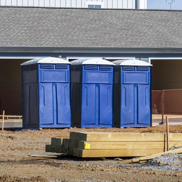 Heavy-duty construction site porta potty in Roseburg, Oregon